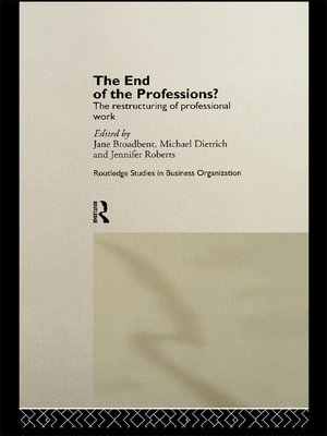 cover image of The End of the Professions?